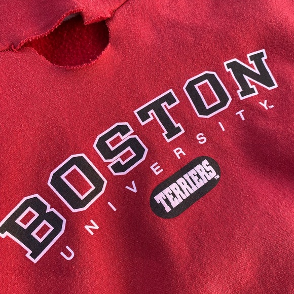 Boston University Cropped Sweatshirt - Picture 2 of 4